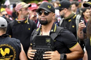 Contrairement aux autres prévenus reconnus coupables en même temps que lui en mai, Enrique Tarrio ne se trouvait pas à Washington lors de l'assaut du Capitole (archives).